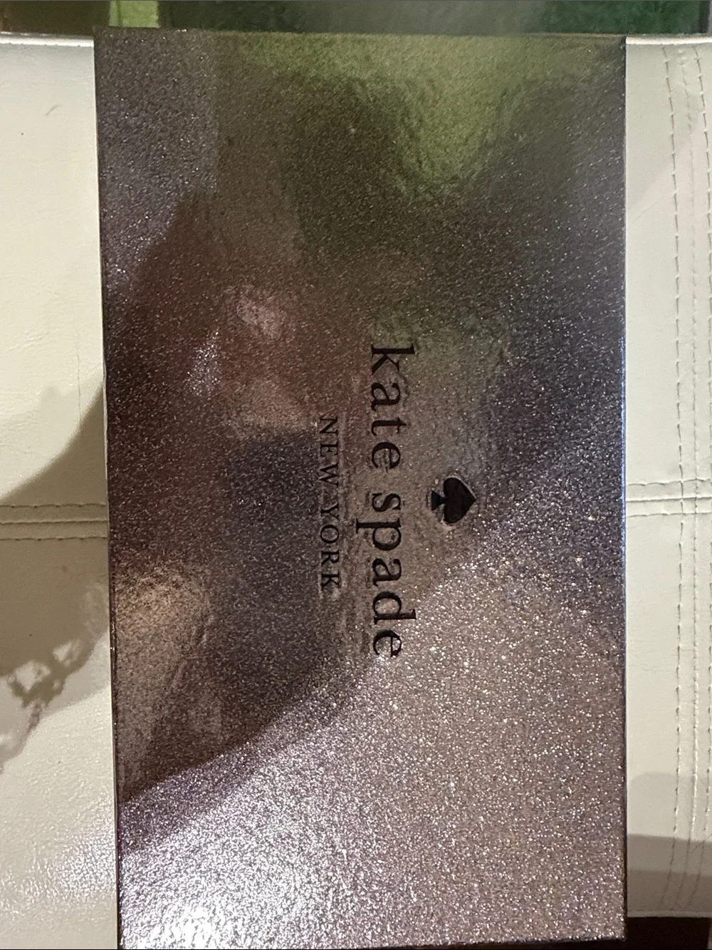 kate spade Glitter Zip Cardholder Wallet - Mint